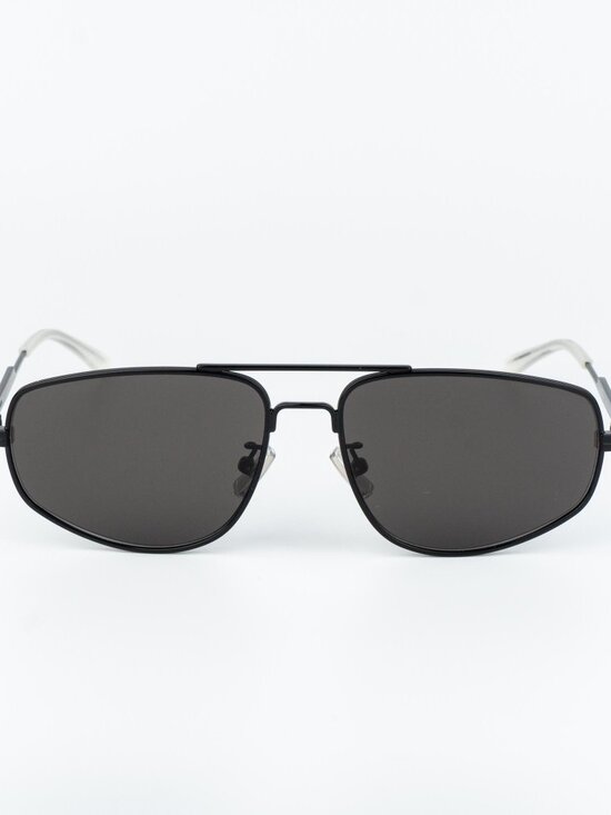 Bottega Veneta Women Sunglasses Black Grey Pilot BV1125S 001 BRAND NEW main image 7